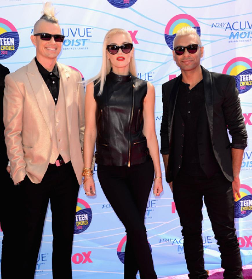 Adrian Young, Gwen Stefani und Tony Ashwin Kanal von