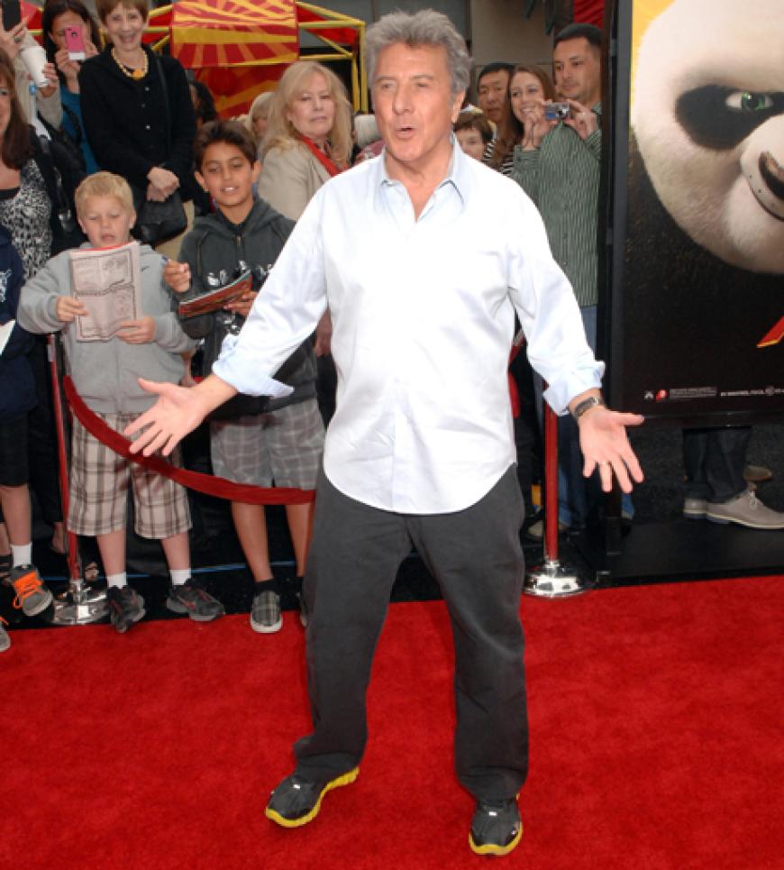 Dustin Hoffman war von so viel Fanpower am Roten Teppich überwältigt