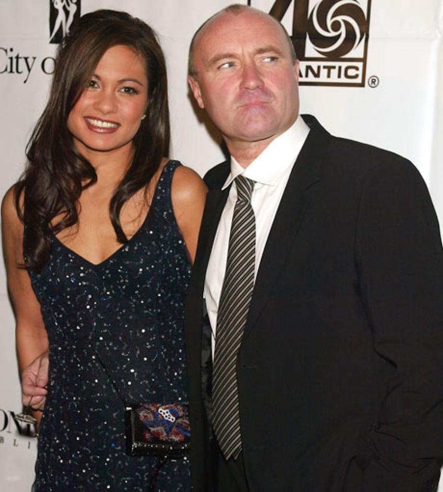Diese Scheidung wird teuer: Sänger Phil Collins und seine dritte Ehefrau Orianne Cevey