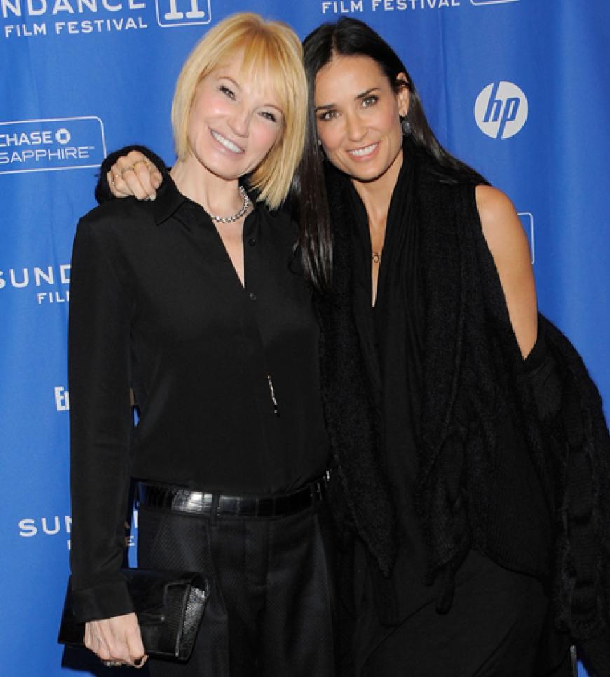 Ellen Barkin und Demi Moore bei der Premiere ihres Films