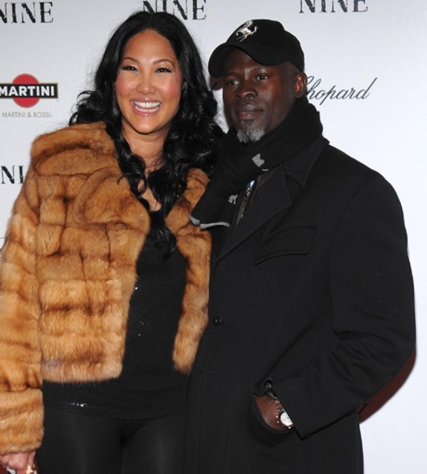Kimora Lee Simmons lief dick eingepackt mit Ehemann Djimon Hounsou über den roten Teppich