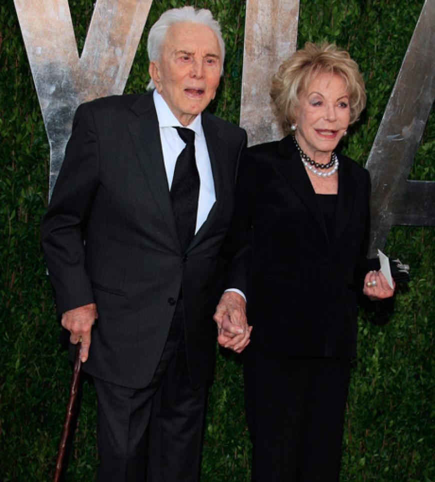 Kirk Douglas und Ehefrau Anne