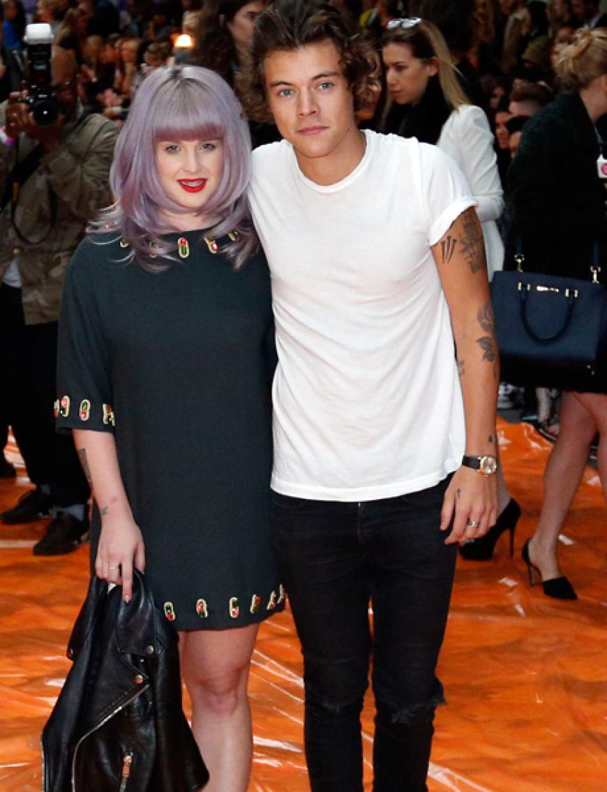 Gute Freunde: Ob Kelly Osbourne ihrem Kumpel Harry Styles bei der Eroberung von Cara Delevingne hilft? Er soll sich in das Model verguckt haben ...