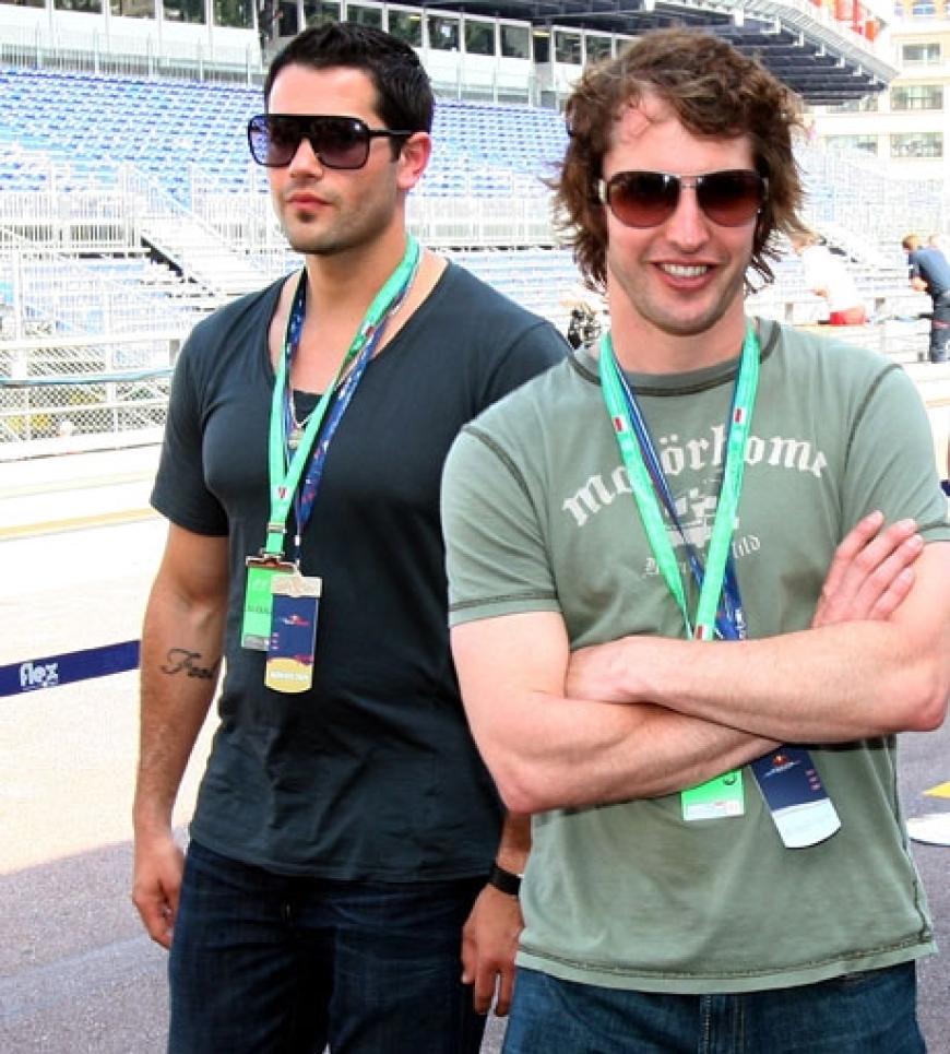 Jesse Metcalf traf James Blunt am 24. Mai in Monaco