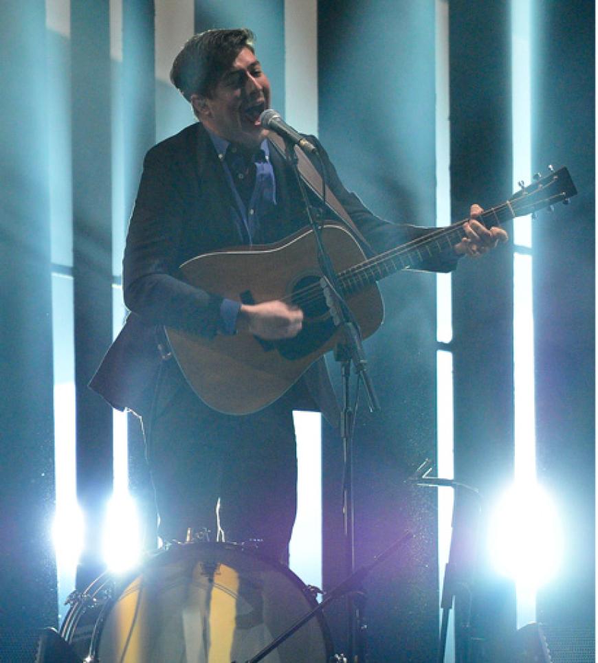 Einer der Gewinner des Abends: Mumford & Sons gaben ihre Hits zum Besten