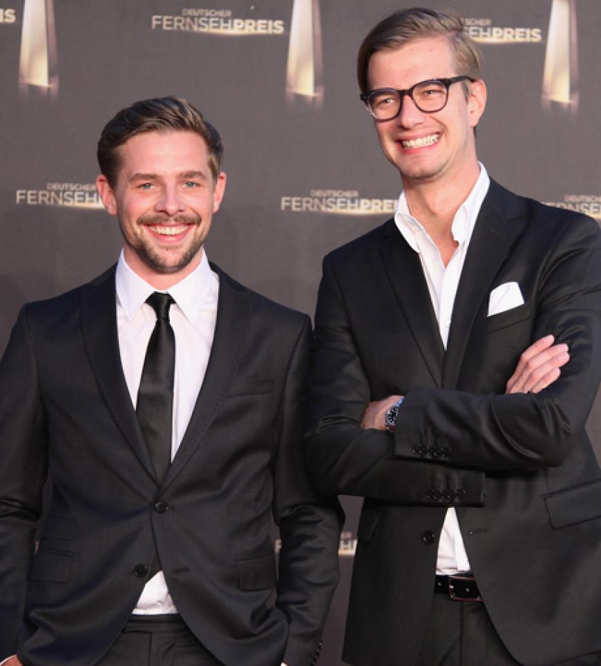 Allerbester Laune zeigten sich Joko und Klaas. Das Duo ging mit einer Nominierung für den Publikumspreis in der Kategorie