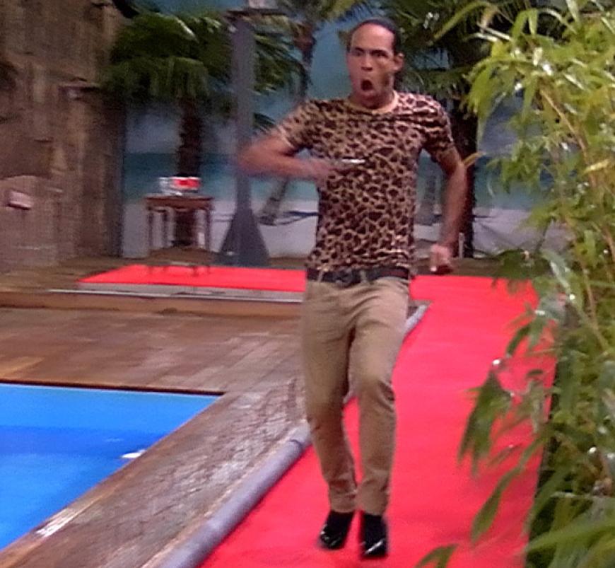 Simon versucht dagegen, so schnell wie möglich ans Ziel zu kommen