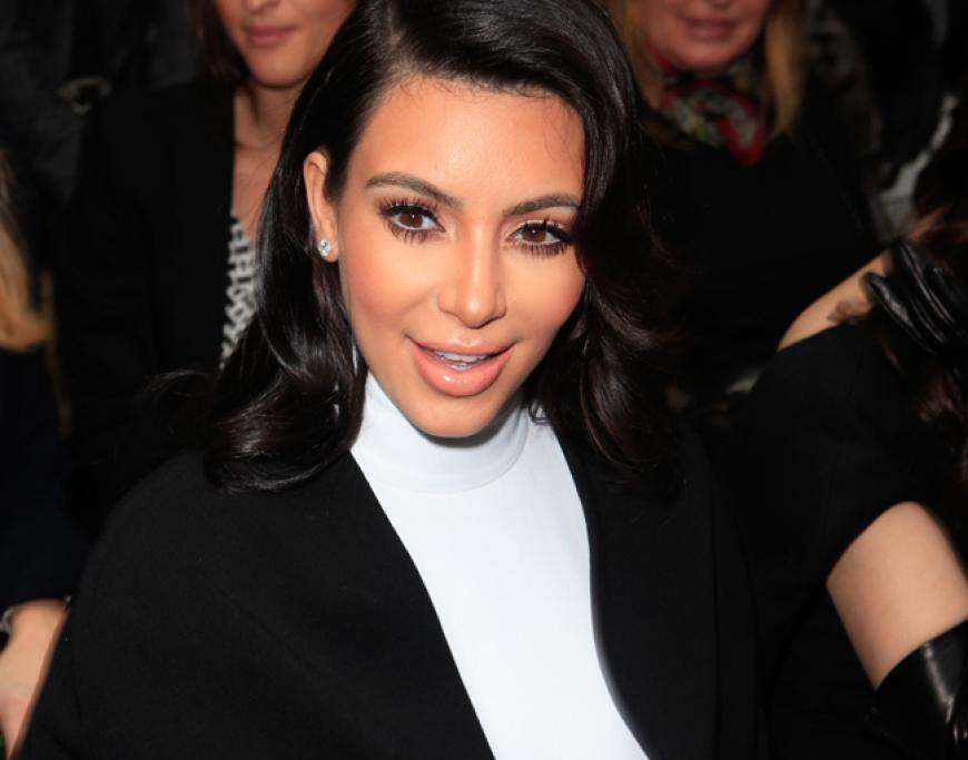 Sie durfte in Paris natürlich nicht fehlen: die schwangere Kim Kardashian