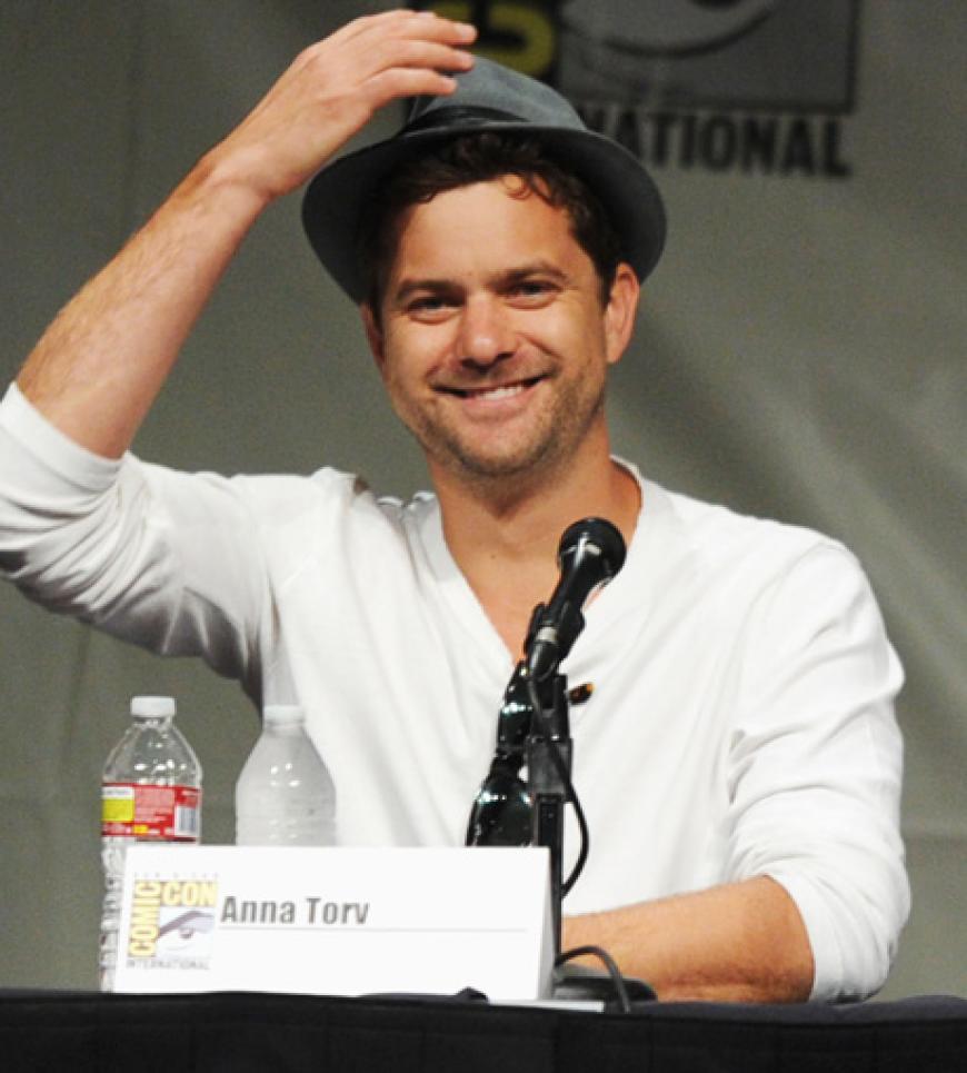 Gut gelaunt: Serienstar Joshua Jackson auf der Presseveranstaltung zu