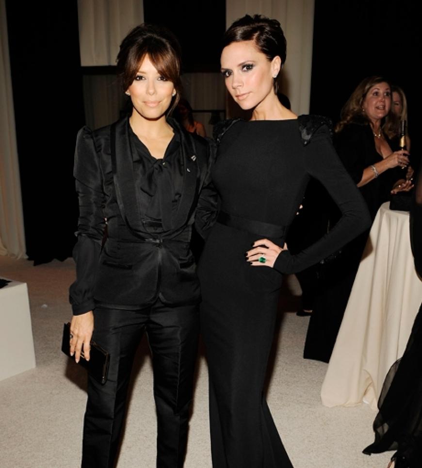 Black ist beautiful: Eva Longoria und Victoria Beckham