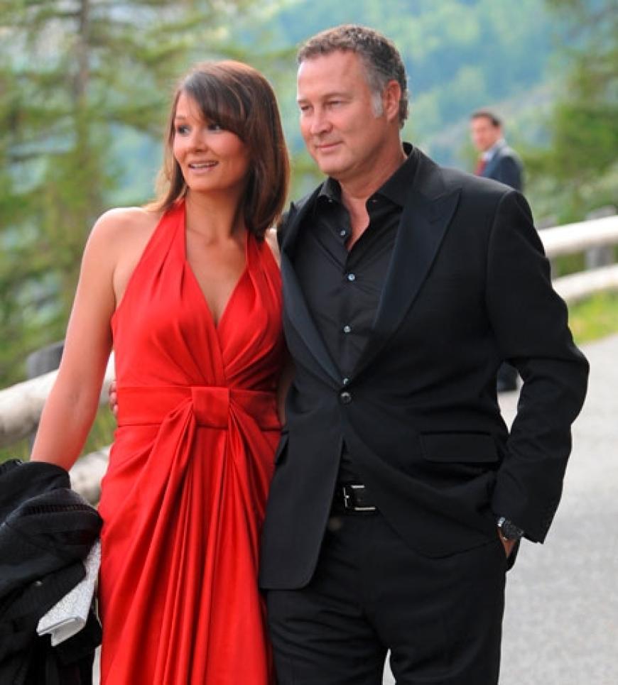 Die Hochzeitsgäste: Franziska van Almsick und ihr Lebensgefährte Jürgen B. Harder