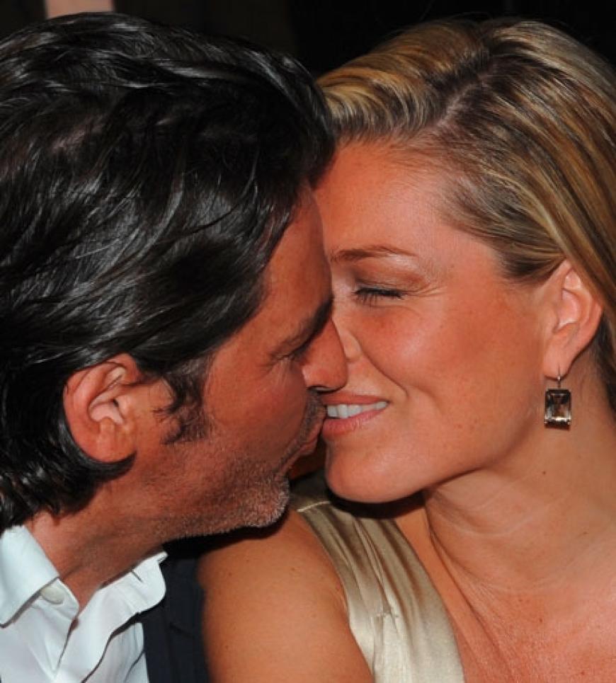 Knutschalarm: Thomas Anders und seine Frau Claudia Weidung-Anders bei