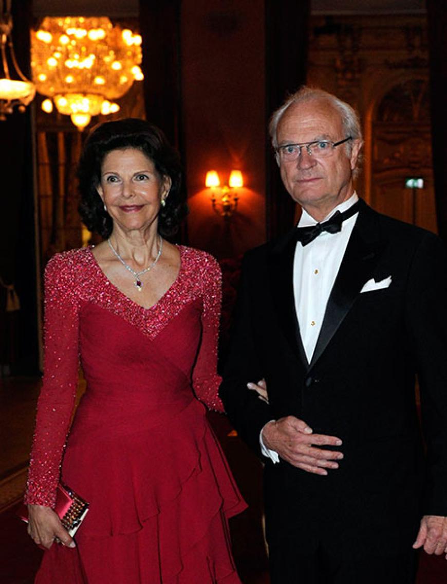 Stolze Eltern: Königin Silivia und König Carl XIV. Gustaf von Schweden
