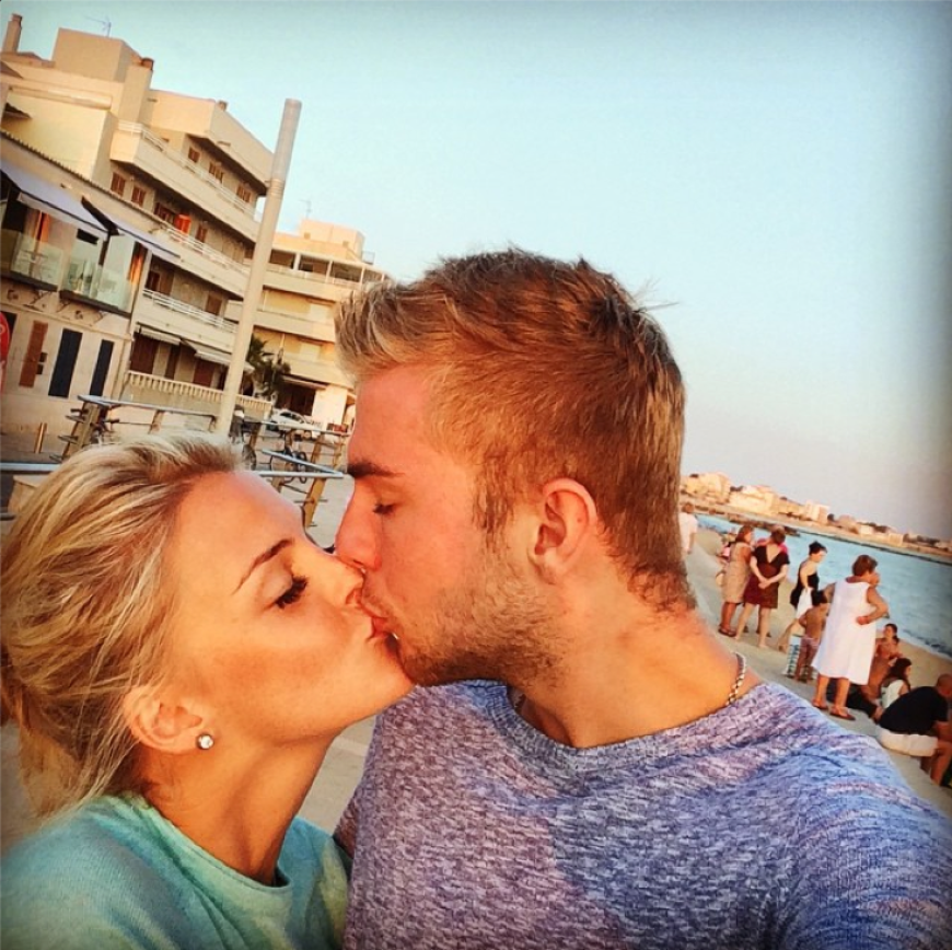 Christoph Kramer und seine Liebste