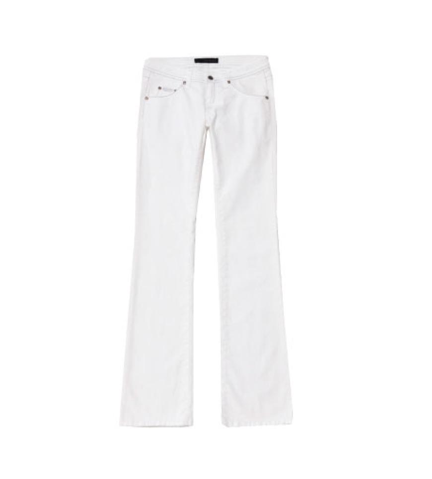 White Denim: Gerade mit Kontrastnaht von CK Jeans, ca. 170 Euro