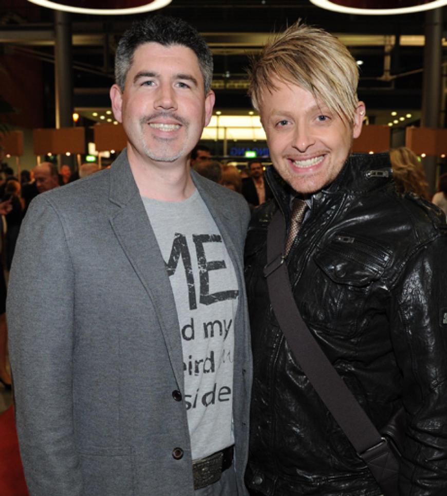 Ross Anthony mit seinem Ehemann Paul Reeves