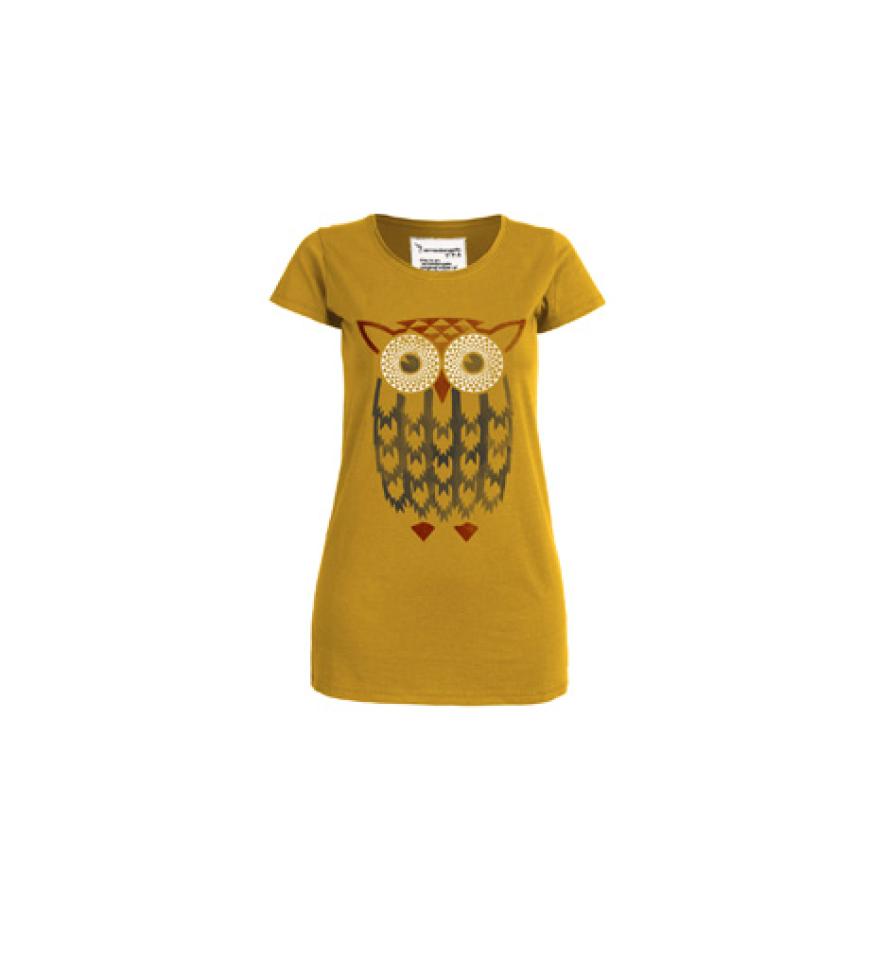 Uhu-Love! Das T-Shirt mit Eulen-Druck könnt ihr über armedangels.de für ca. 35 Euro bestellen