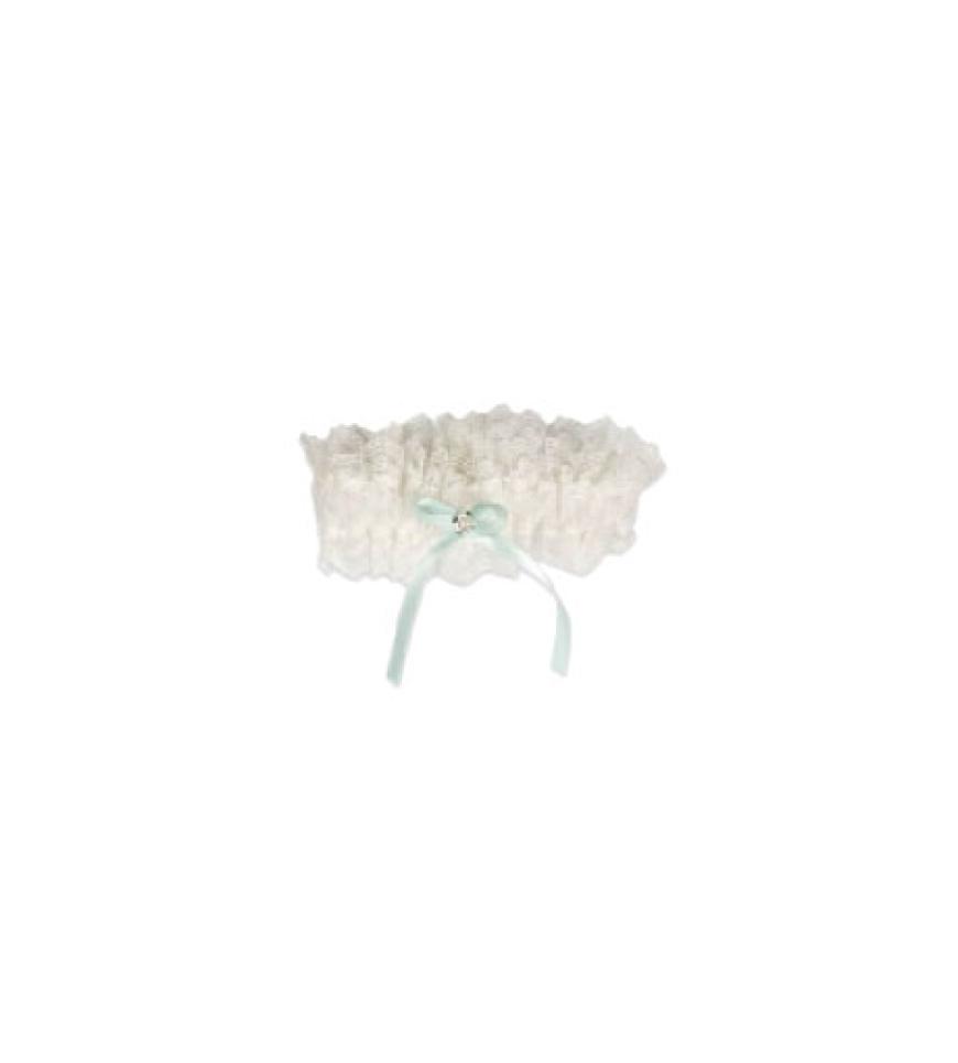 Die Romantik-Hochzeit: Strumpfband aus Spitze von Ian Stuart, ca. 45 Euro