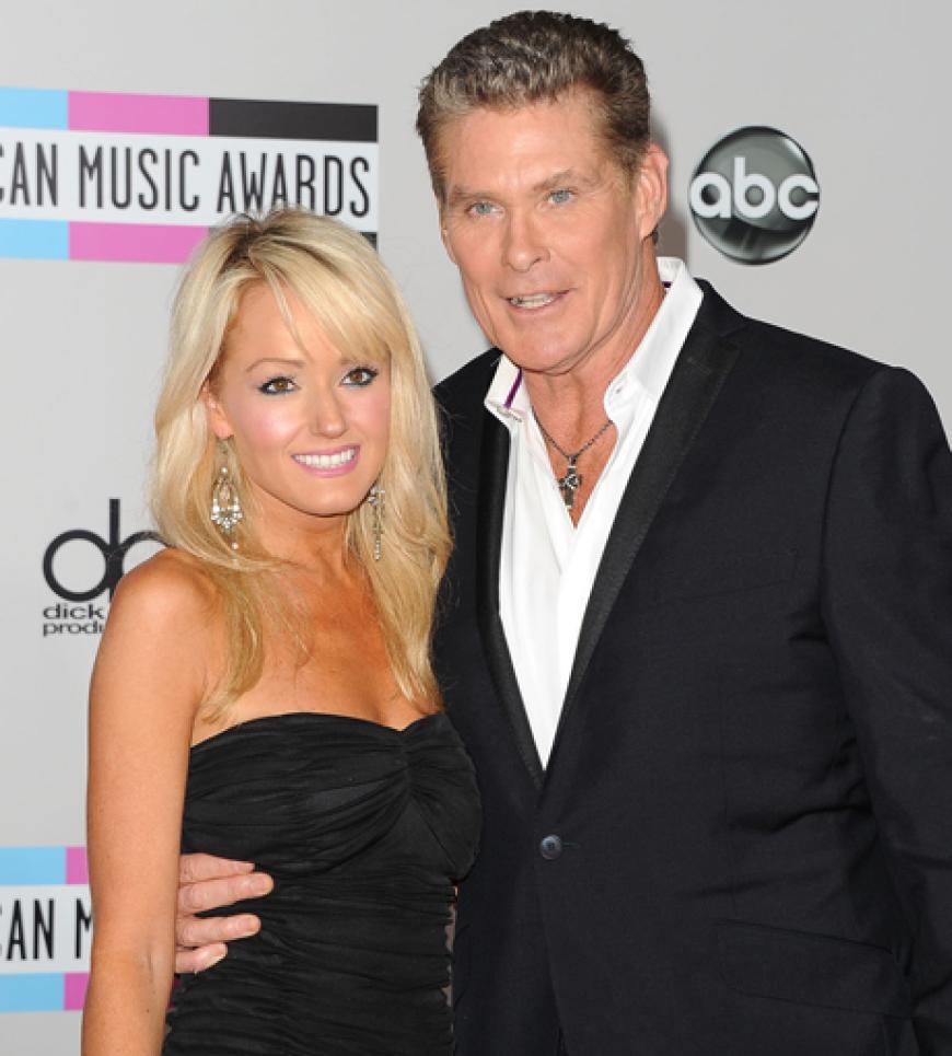 David Hasselhoff kam mit blonder Begleitung