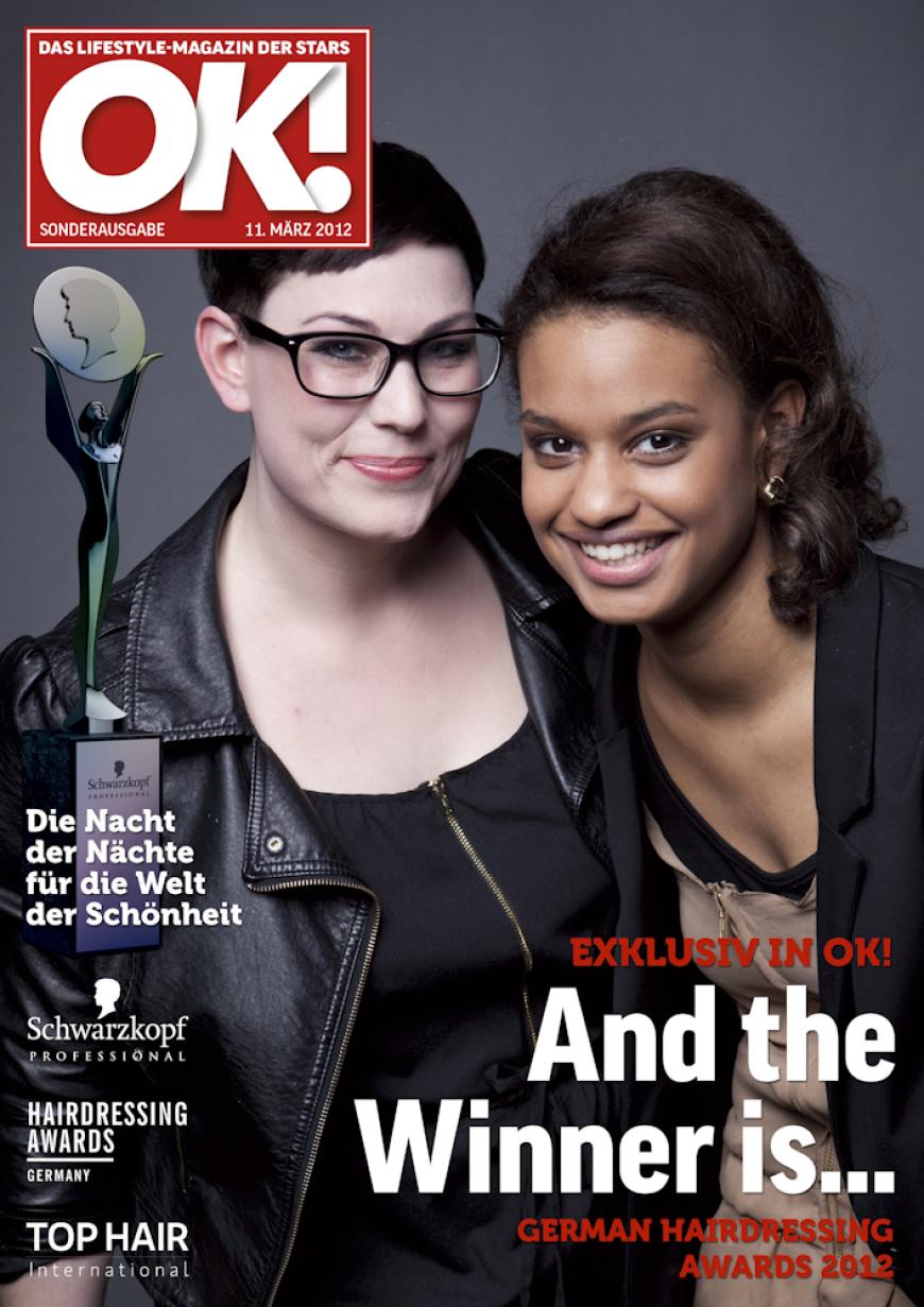 Einmal im Leben das Cover der OK! zieren! Für die Gäste des „German Hairdressing Award 2012“ wurde dieses Traum Wirklichkeit. Jeder Gast des Gala-Abends konnte an einem persönlichen OK! Fotoshooting teilnehmen - und die tollen Ergebnisse sehen Sie hier! Viel Spaß beim Durchklicken!
