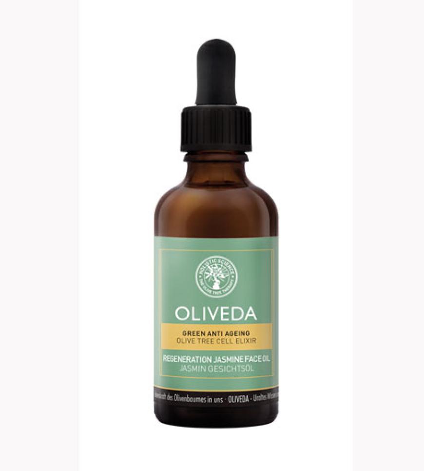 Dieses Gesichtsöl von Oliveda ist nicht nur wohltuend für die Haut, es enthält auch Anti-Aging Wirkstoffe.