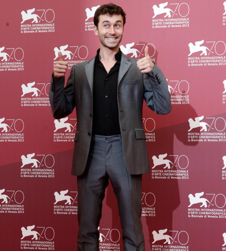 James Deen hat sichtlich Spaß in Venedig