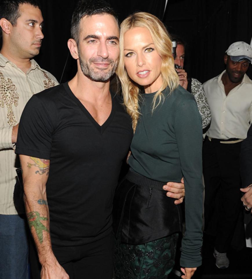 Zwei der einflussreichsten Menschen der Modebranche auf einem Foto: Marc Jacobs mit Rachel Zoe