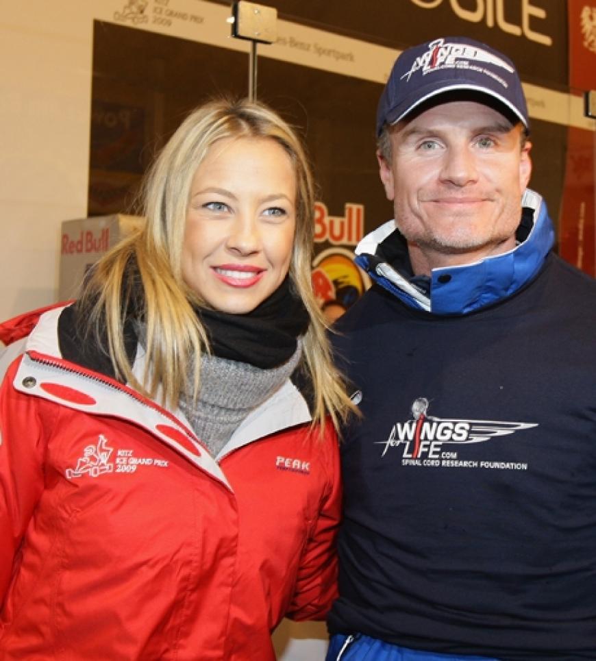 Sandy Meyer-Wölden und David Coulthard