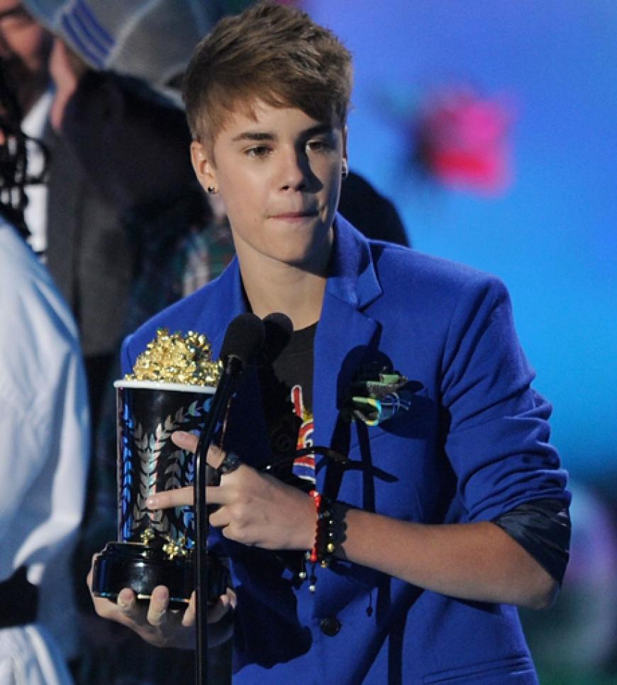 Justin Bieber bekam den Preis für den atemberaubendsten Moment