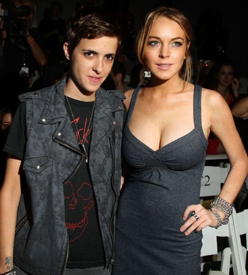 Sind sie ein Paar, oder nicht? Schauspielerin Lindsay Lohan und ihre Partnerin Samantha Ronson.