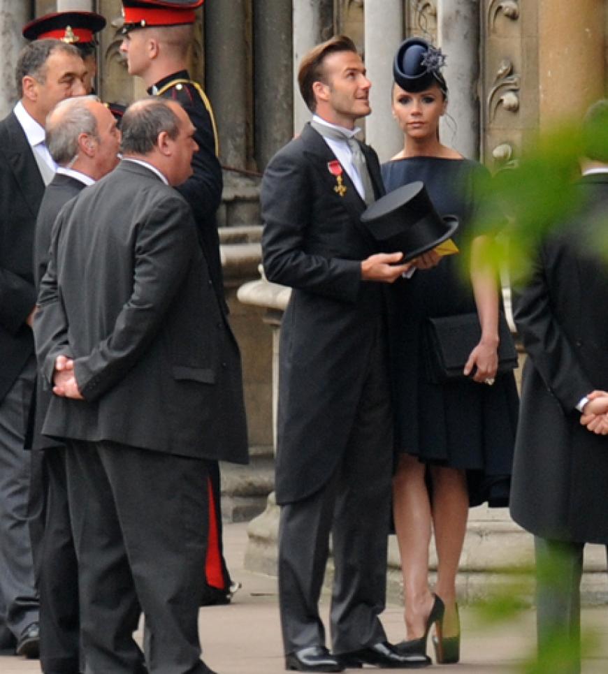 Unter den royalen Gästen sind auch einige Promis wie die Beckhams