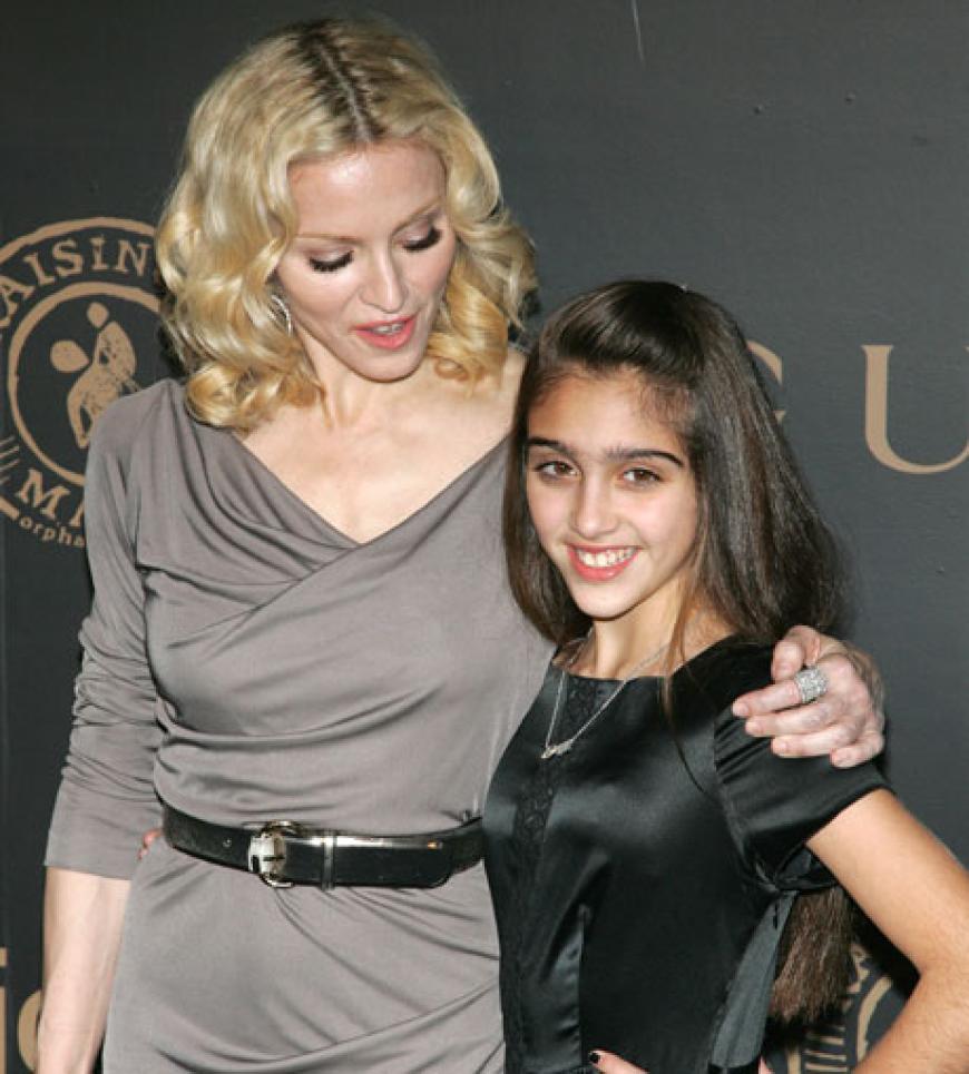 2008: Lourdes zusammen mit Mama Madonna, 55.