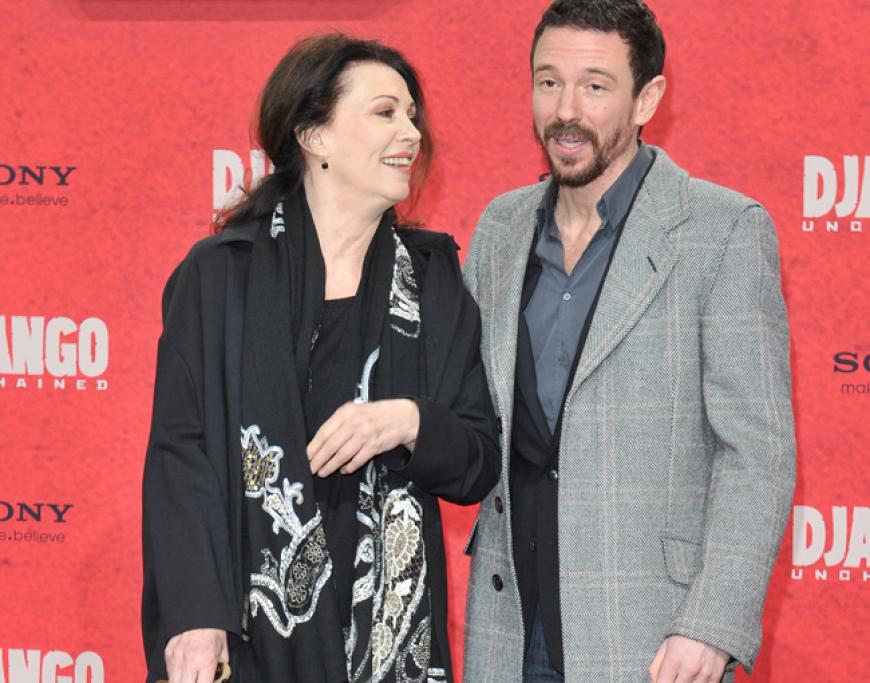 Iris Berben kam gemeinsam mit ihrem Sohn Oliver Berben nach Berlin