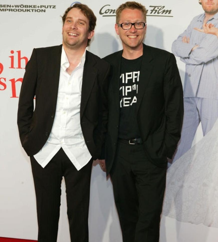 Christian Ulmen und Autor Jan Weiler. Sein Bestseller-Roman war die Vorlage für den Film