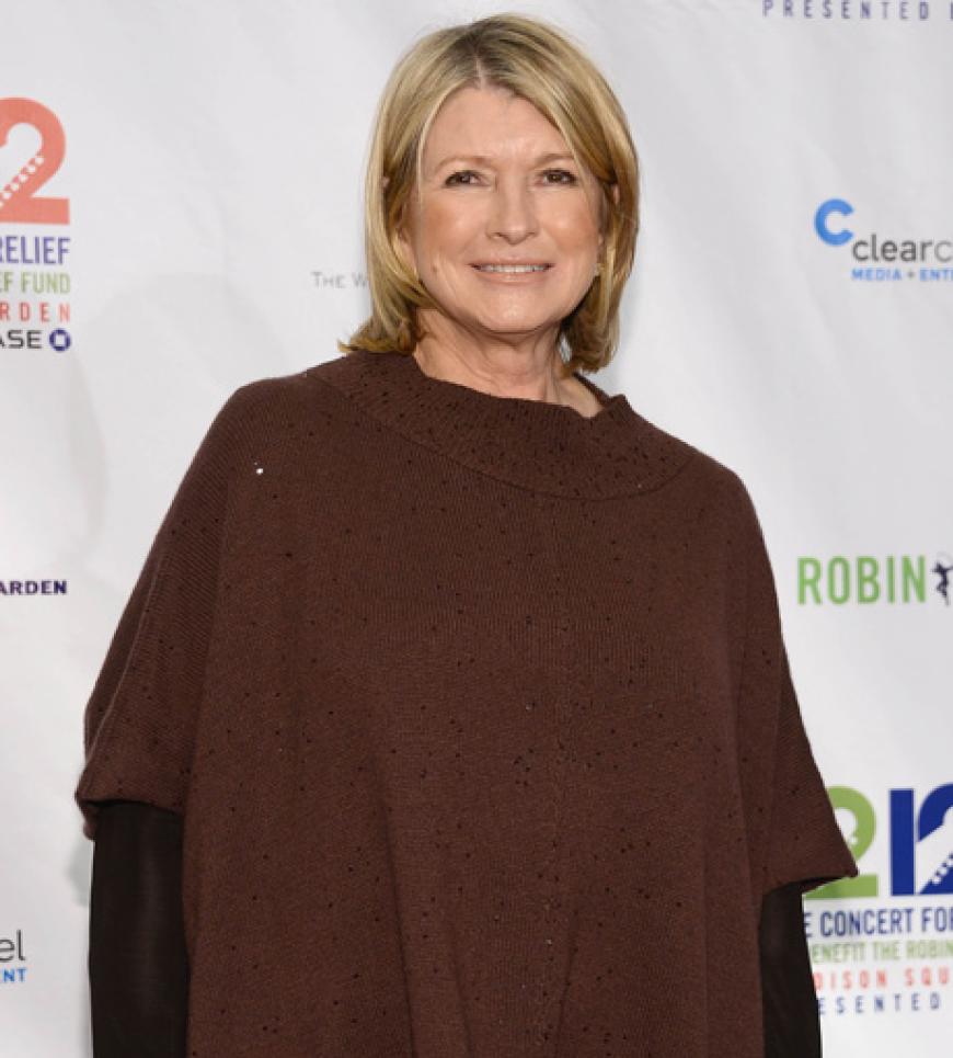 Die amerikanische Fernsehgröße Martha Stewart