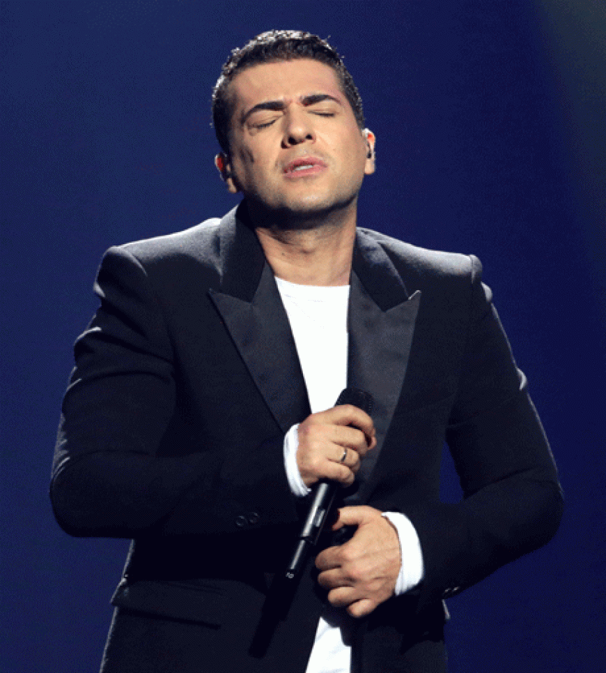 Zeljko Joksimovic mit einer gefühlvollen Ballade unerwartet´ auf dem dritten Rang für Serbien