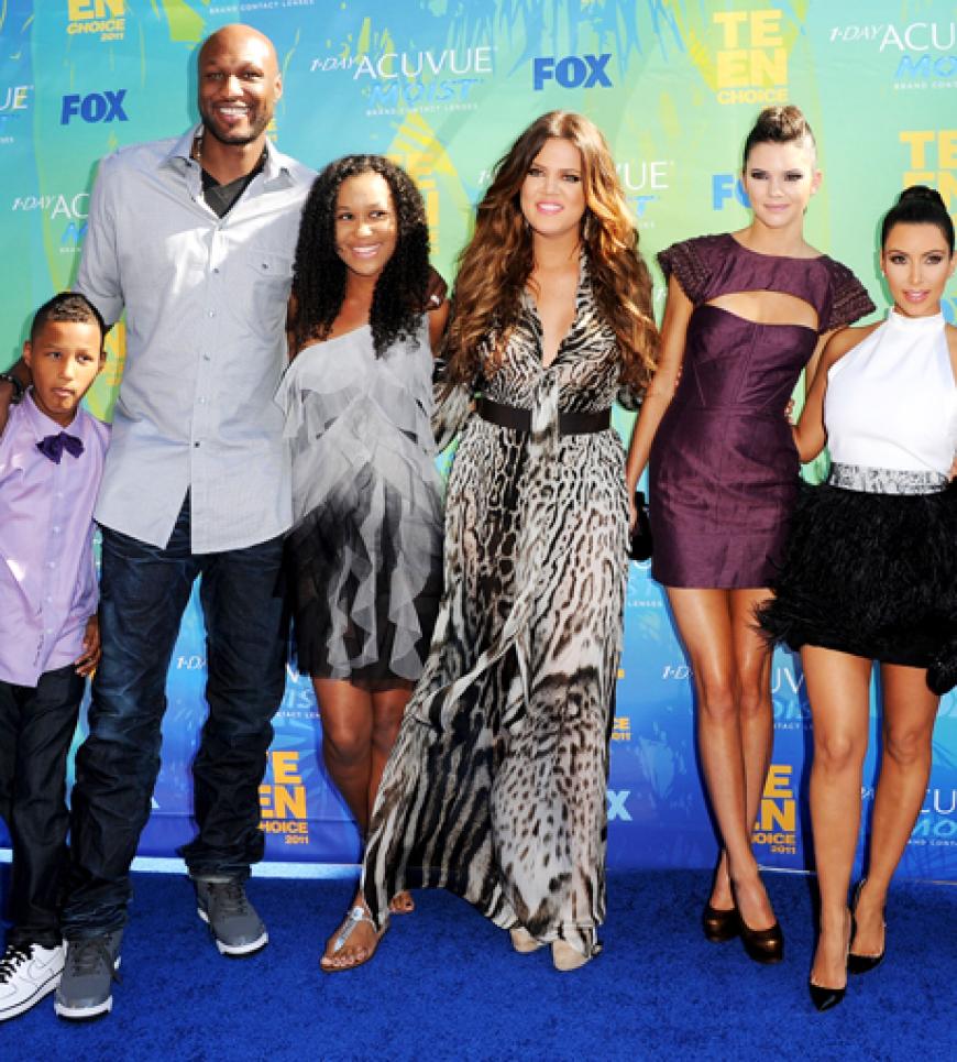 Familienausflug à la Kardashian: Mit an Bord: Lamar Jr., Lamar Odom, Tochter Destiny, Khloe Kardashian, Kendall Jenner und Kim Kardashian