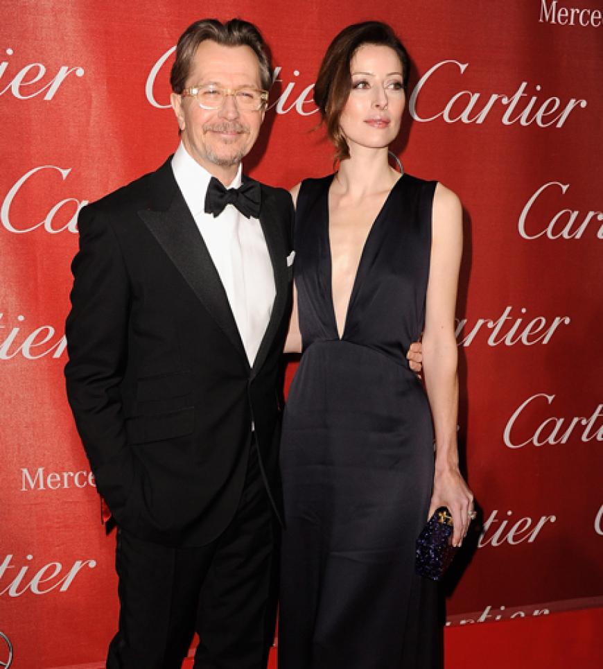 Klassisch: Schauspieler Gary Oldman mit Alexandra Edenborough