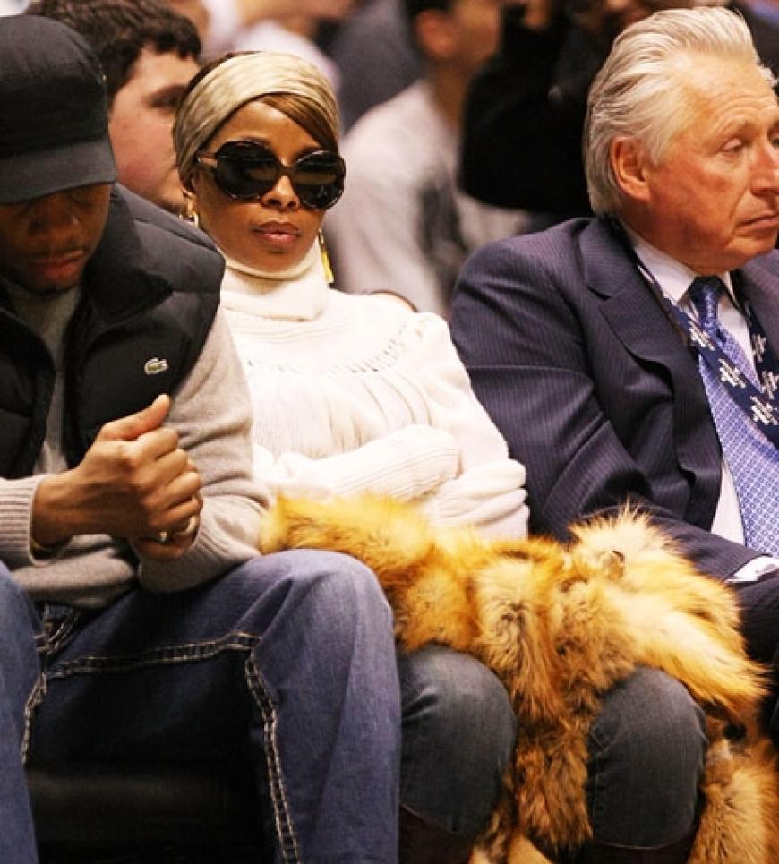 Soul-Diva Mary J Blige hat wohl nicht sehr viel für Basketball übrig