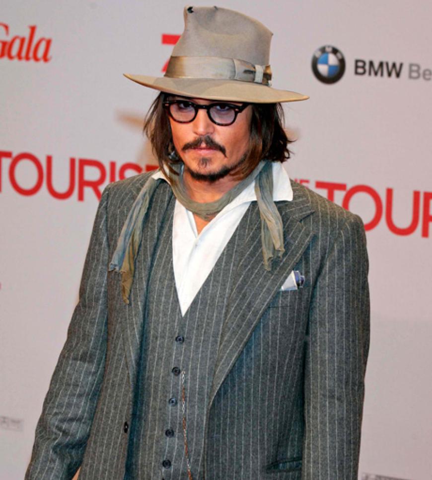 Cool: Johnny Depp auf dem roten Teppich
