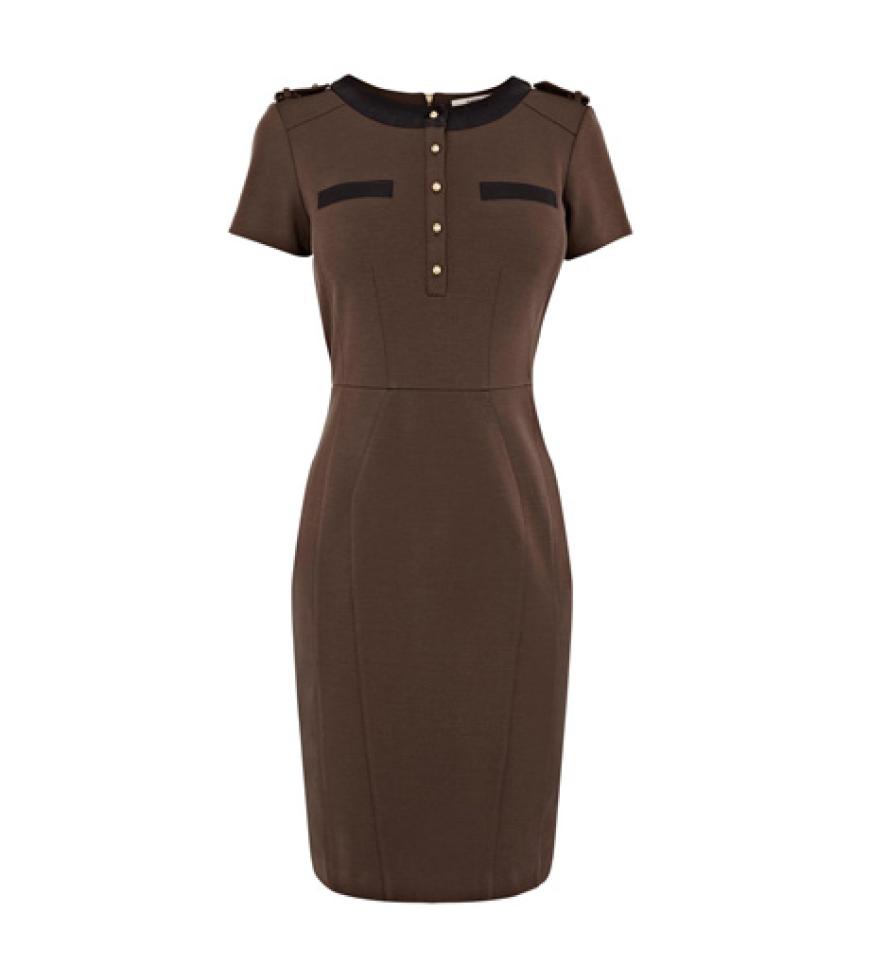 Hochgeschlossen kann so sexy sein: Jersey-Dress von Oasis, ca. 60 Euro