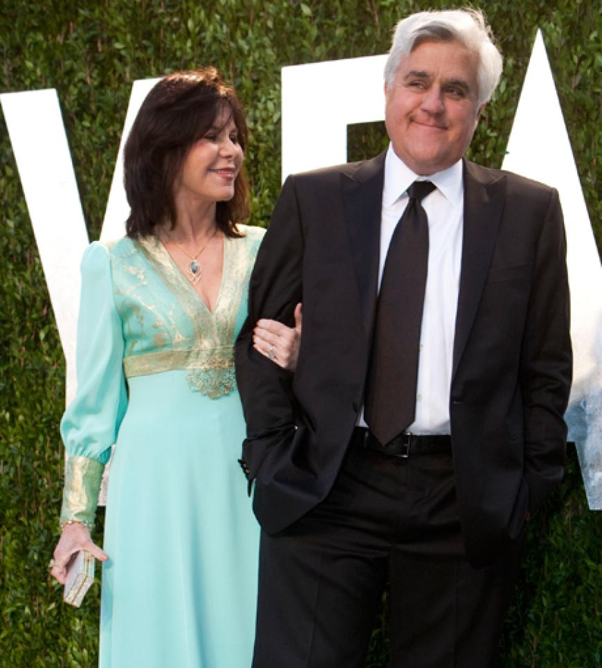 US-Talkmaster Jay Leno mit seiner Frau