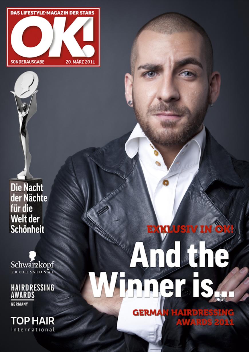 Einmal im Leben das Cover der OK! zieren! Für die Gäste des „German Hairdressing Award 2012“ wurde dieses Traum Wirklichkeit. Jeder Gast des Gala-Abends konnte an einem persönlichen OK! Fotoshooting teilnehmen - und die tollen Ergebnisse sehen Sie hier! Viel Spaß beim Durchklicken!