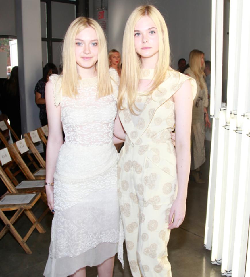 Dass sie Schwestern sind, sieht man sofort: Dakota und Elle Fanning