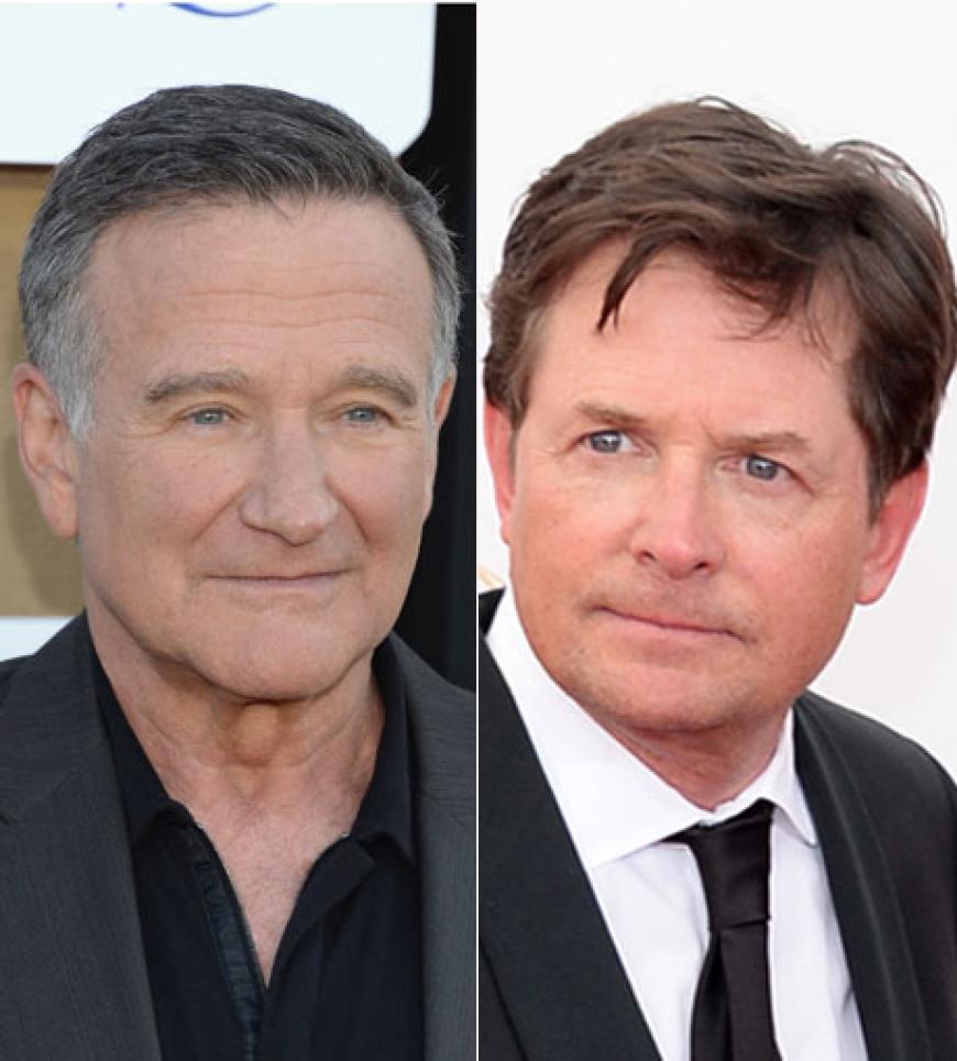 Michael J. Fox zeigt sich tief bestürzt über die Nachricht von Robin Williams' Parkinson-Diagnose Michael J. Fox zeigt sich tief bestürzt über die Nachricht von Robin Williams' Parkinson-Diagnose