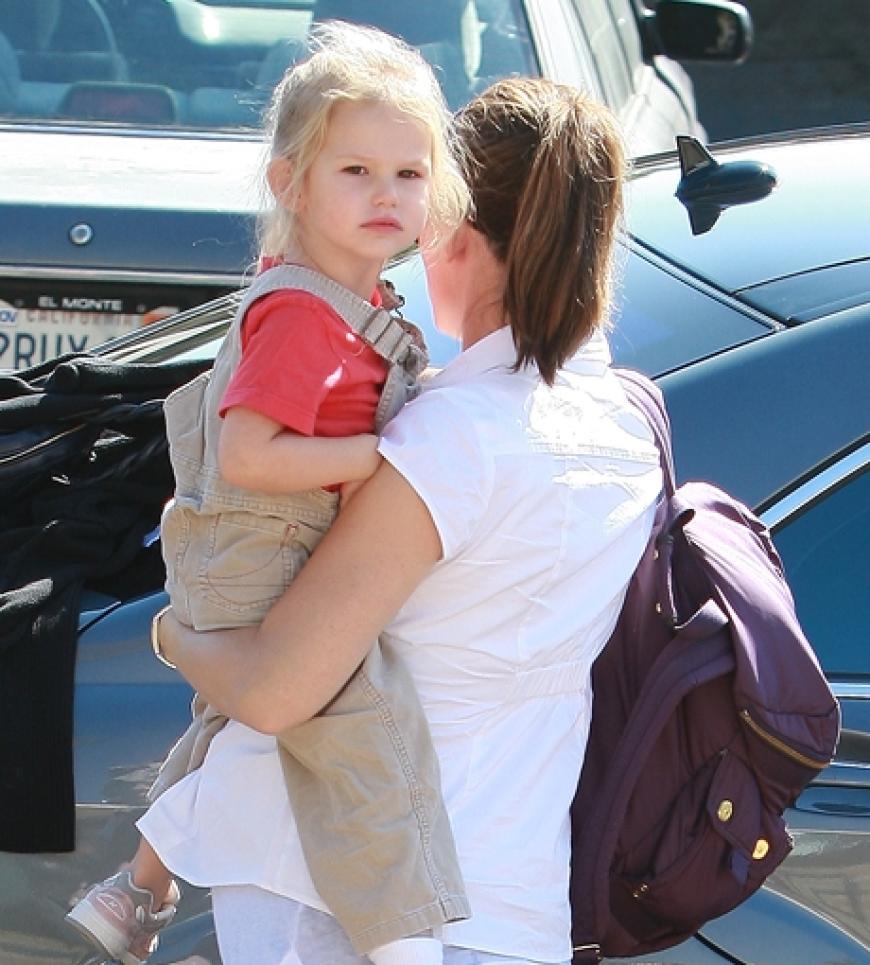 Violet und Jennifer Garner