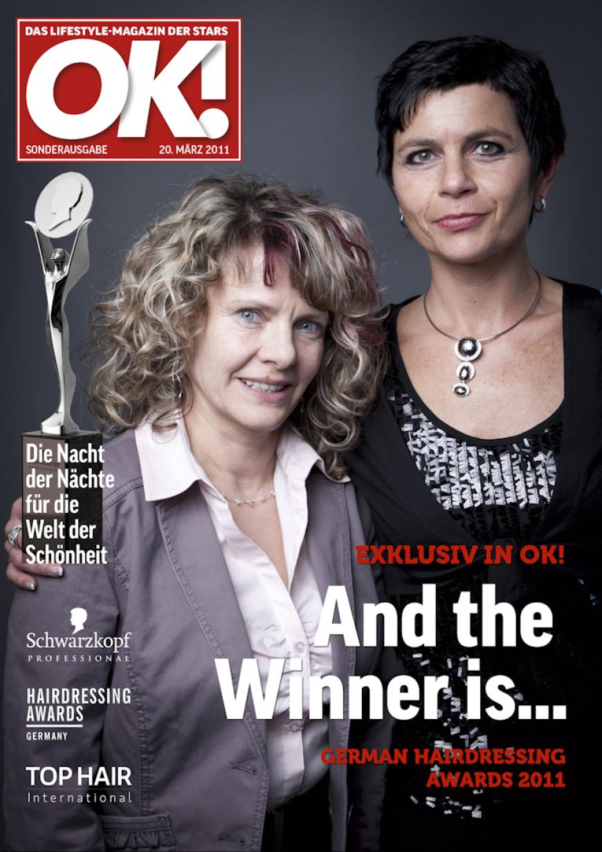 Einmal im Leben das Cover der OK! zieren! Für die Gäste des „German Hairdressing Award 2012“ wurde dieses Traum Wirklichkeit. Jeder Gast des Gala-Abends konnte an einem persönlichen OK! Fotoshooting teilnehmen - und die tollen Ergebnisse sehen Sie hier! Viel Spaß beim Durchklicken!