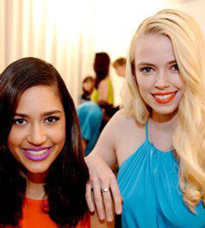 Verstehen sich bestens: Lovelyn und Sabrina