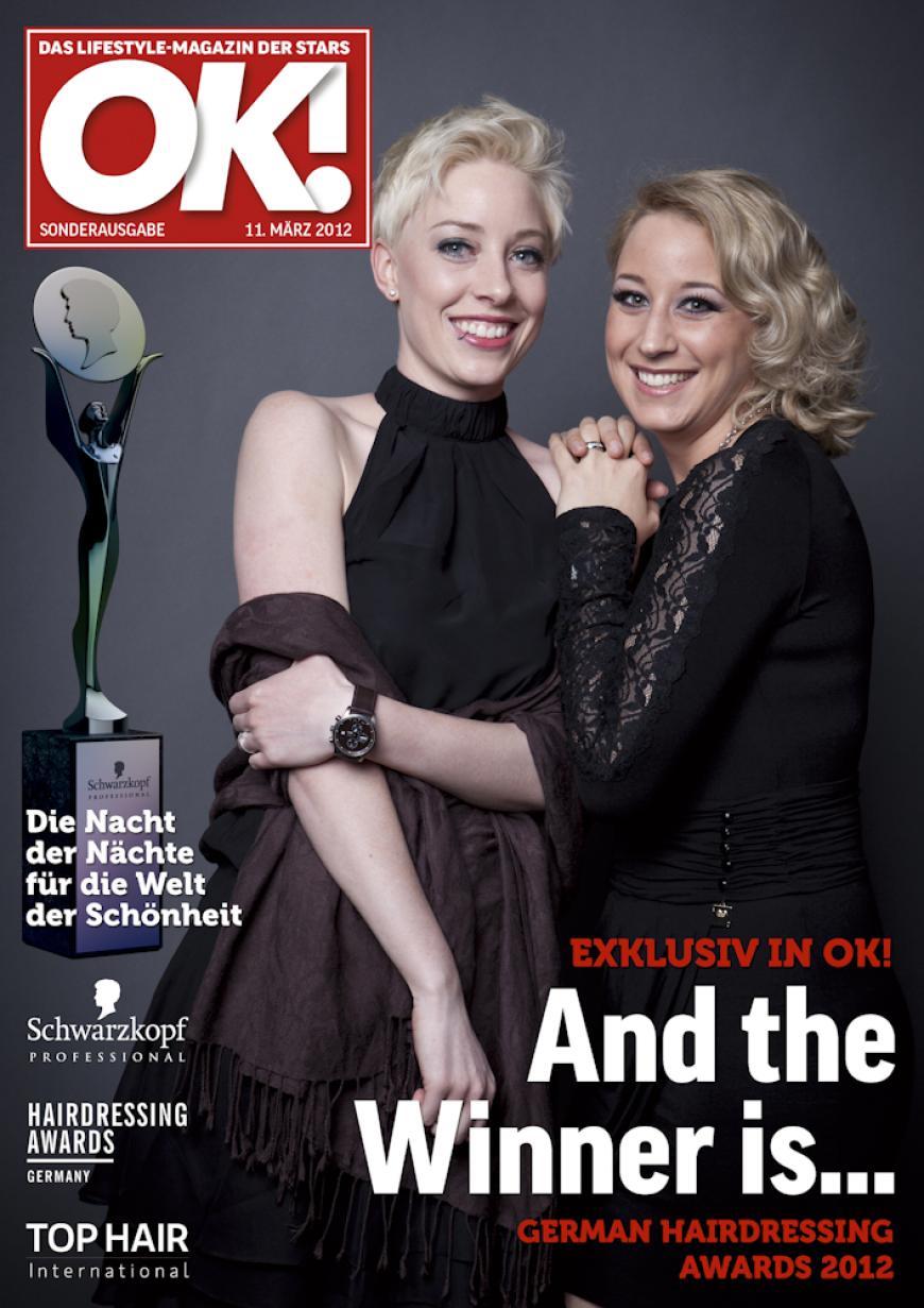 Einmal im Leben das Cover der OK! zieren! Für die Gäste des „German Hairdressing Award 2012“ wurde dieses Traum Wirklichkeit. Jeder Gast des Gala-Abends konnte an einem persönlichen OK! Fotoshooting teilnehmen - und die tollen Ergebnisse sehen Sie hier! Viel Spaß beim Durchklicken!
