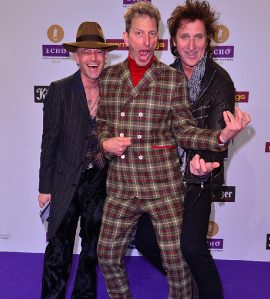 Rufus Beck mit Musikband